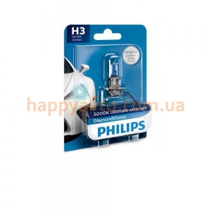 Philips H3 Diamond Vision, 5000K, 1 шт (12336DVB1)